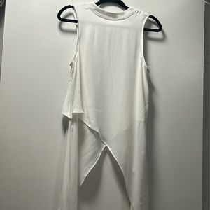 BCBG Maxazria white shirt.